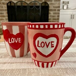 PAIR of 💞Valentine’s Day💞 “Love” Mugs